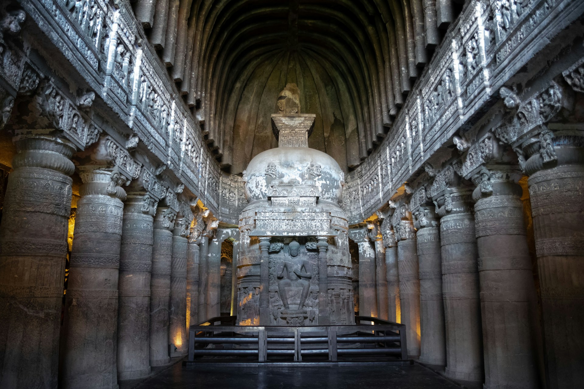 Ajanta caves heritage stay close to ancient rock-cut history.